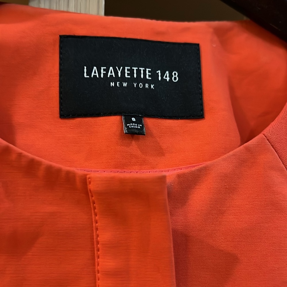 Lafayette 148 Red Dinner Jacket - image 2